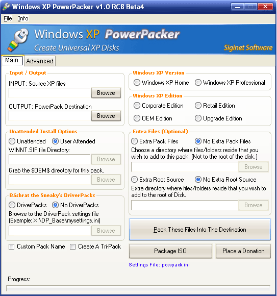 Windows XP Power Packer screenshot