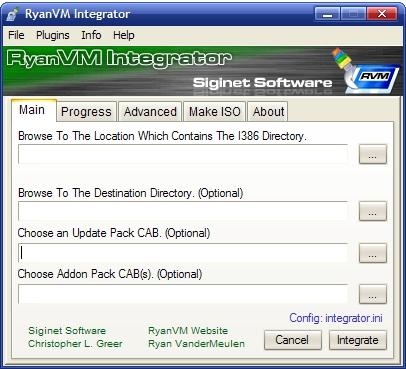 Screenshot of Ryan VM Integrator